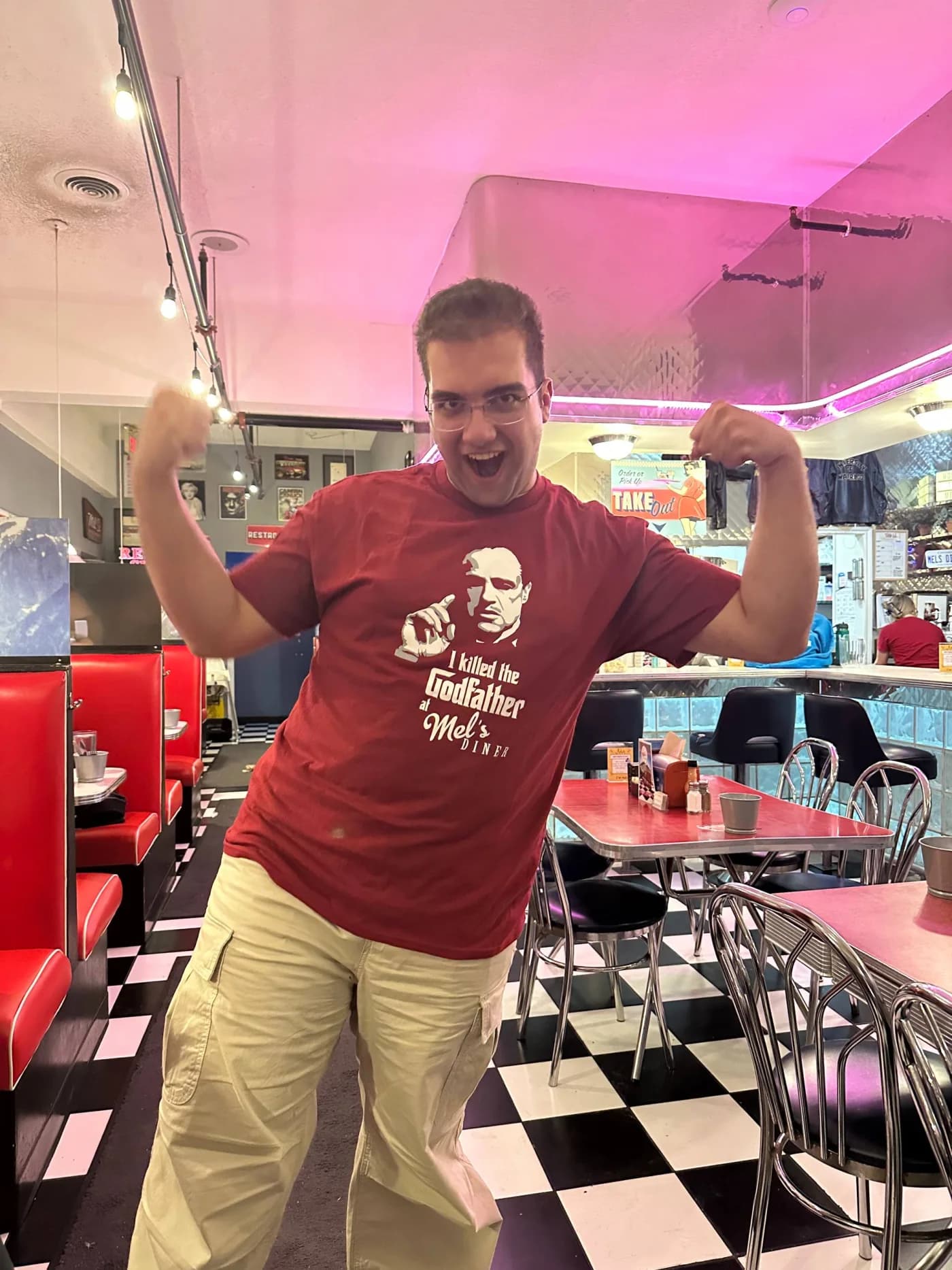 Shayan celebrating after the challenge