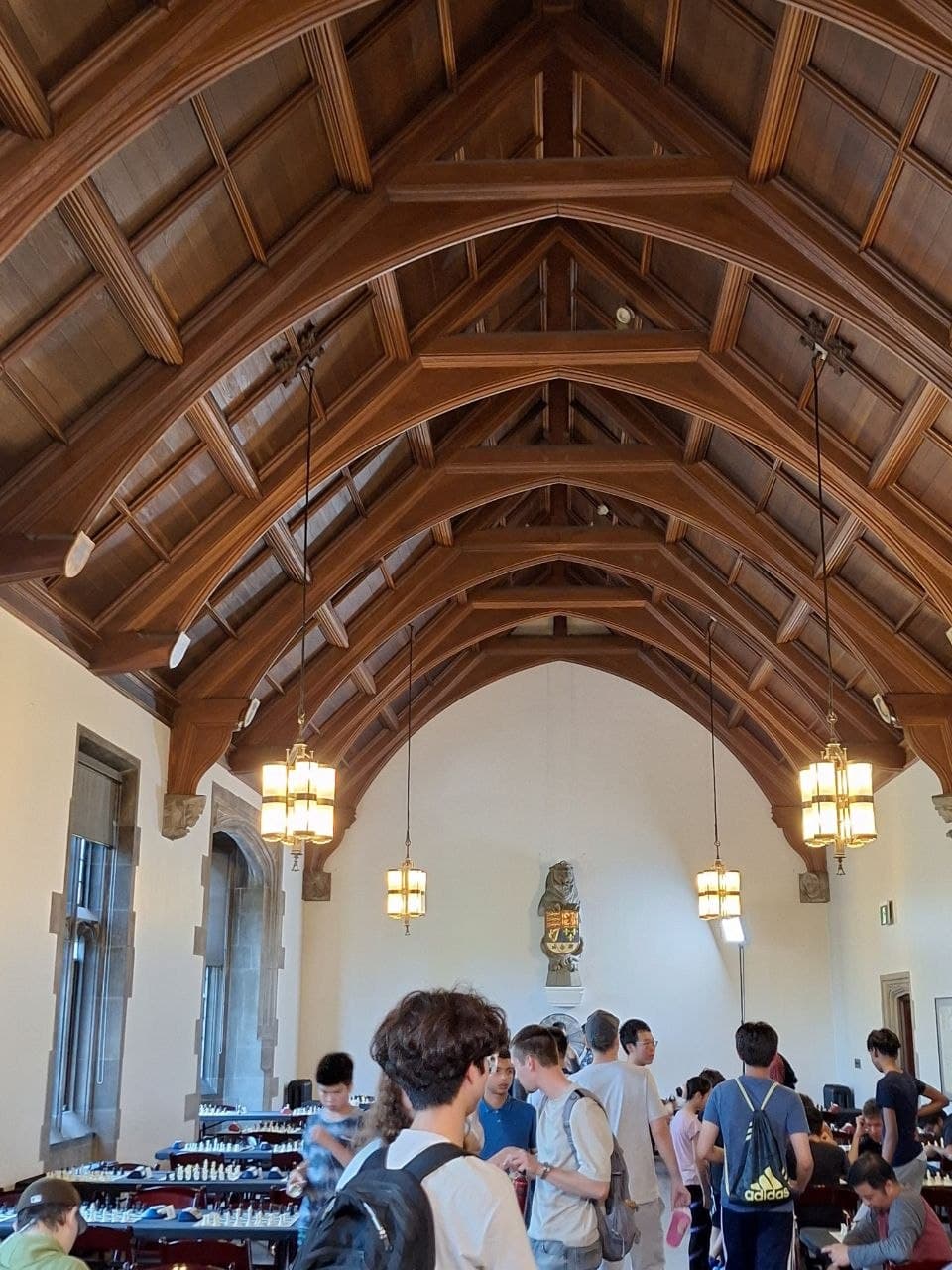 The chess championship hall at Hart House