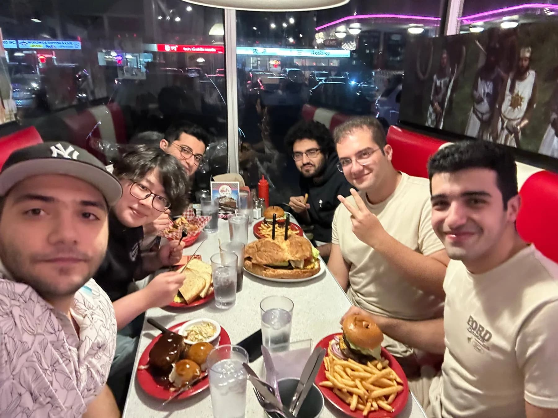 Friends at Mel’s Diner