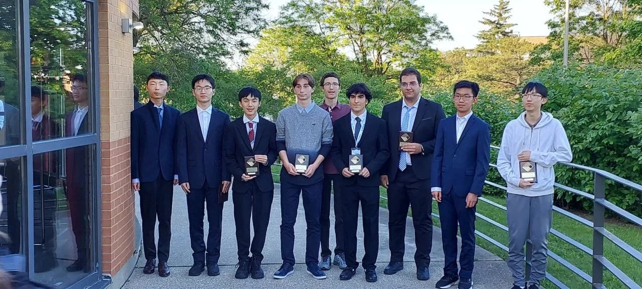 Canadian Computing Olympiad competitors with their awards